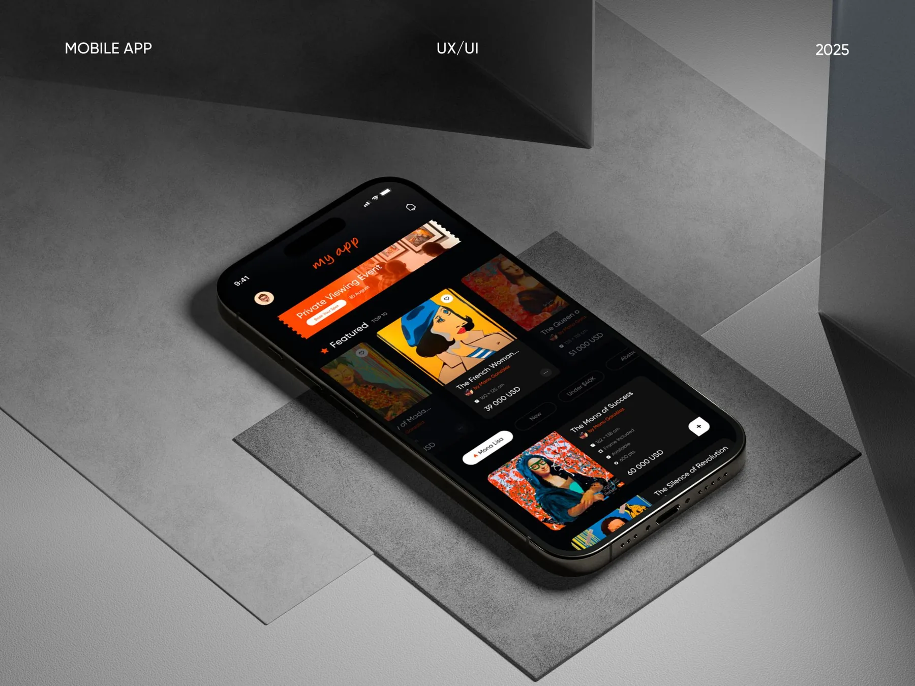 My App: Art Collectors Platform